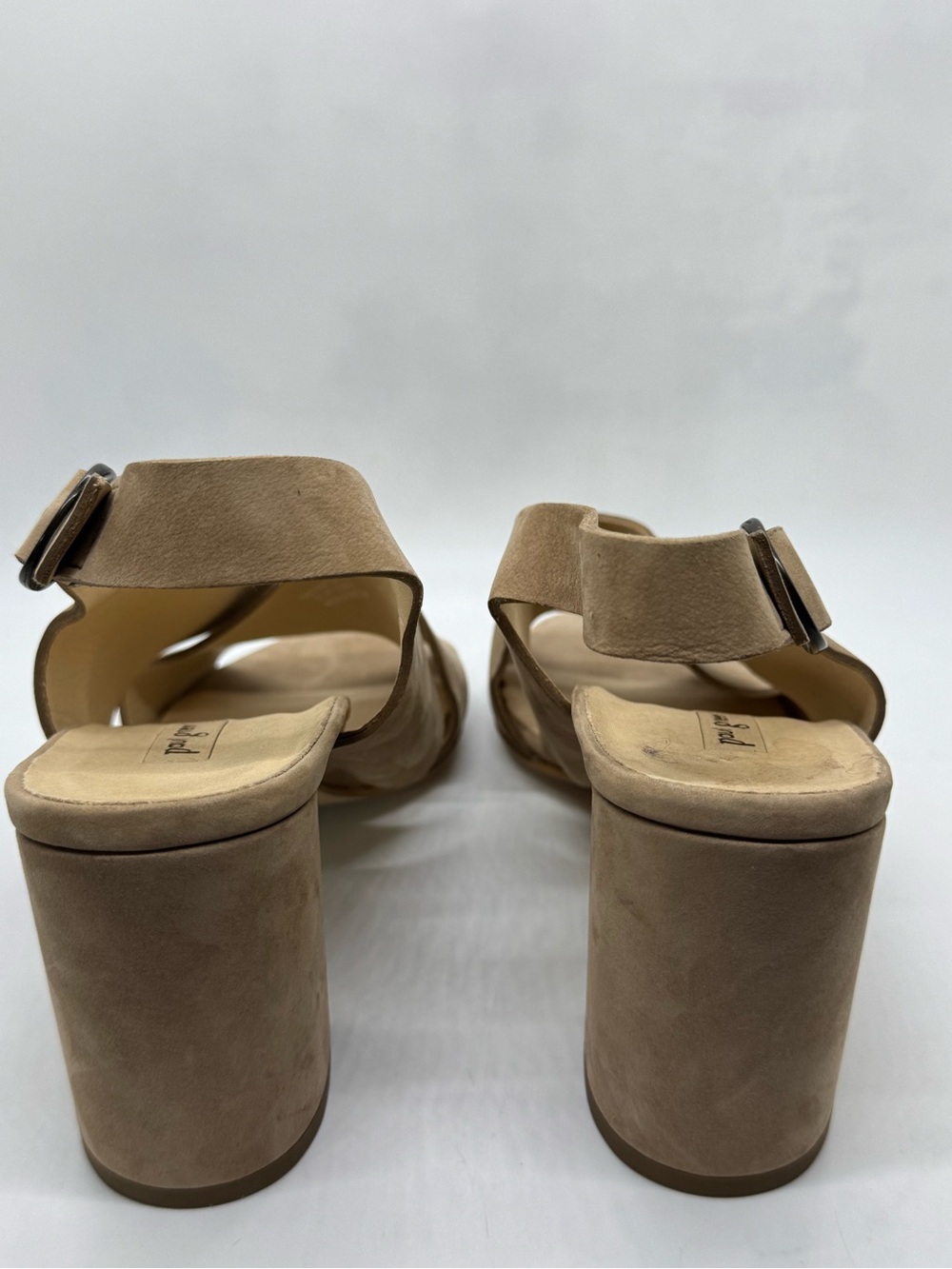 Paul Green Suede Slingback Sandals Size UK 5.5 US 8 Block Heel Comfort - Picture 7 of 12